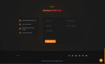 Modern Portfolio Landing Page Template Screenshot 3