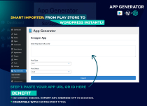 App Generator - WordPress Plugin Screenshot 1