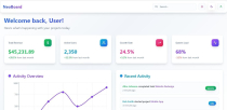 NeoBoard Dashboard UI Kit Screenshot 1