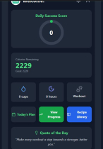 FitLife -  ReactJS App Template Screenshot 2