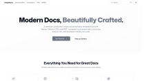 Modern Documentation Template Screenshot 1