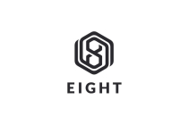 Hexagon Eight Number 8 Vector Logo Screenshot 3