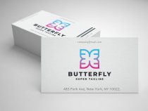 Butterfly - Modern Art Butterfly Logo Screenshot 1